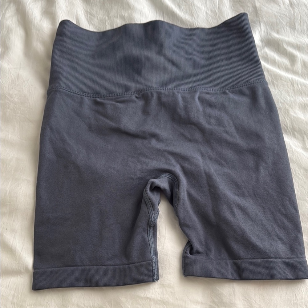 Women's Gray High-Waisted Shorts